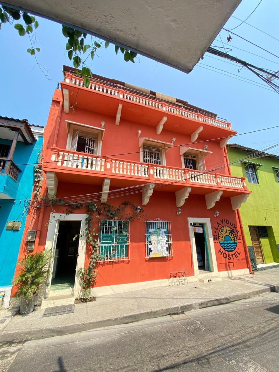 La Viduka Hostel Cartagena エクステリア 写真