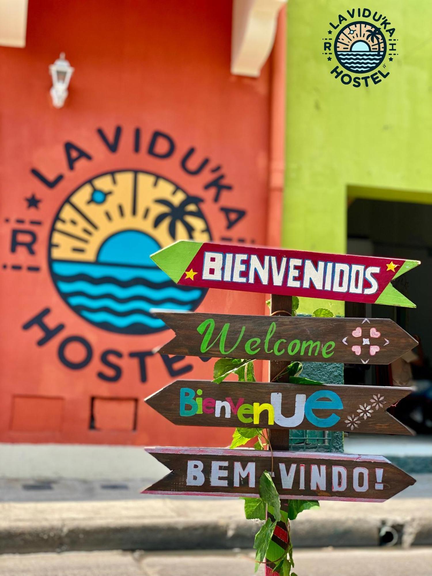 La Viduka Hostel Cartagena エクステリア 写真